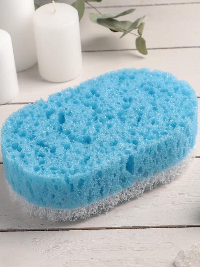 Губка для тела массажная «Удовольствие», 10.5×6×16.5 см, МИКС