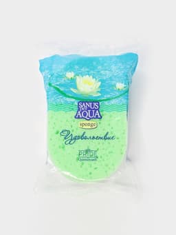 Губка для тела массажная «Удовольствие», 10.5×6×16.5 см, МИКС