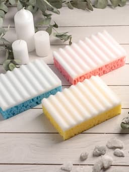 Губка для тела массажная «Совершенство», 16.5×10.5×5 см, МИКС