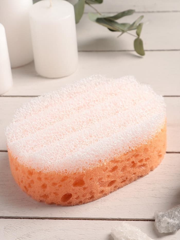 Губка для тела массажная «Эмоция», 13×8.5×5 см см, МИКС