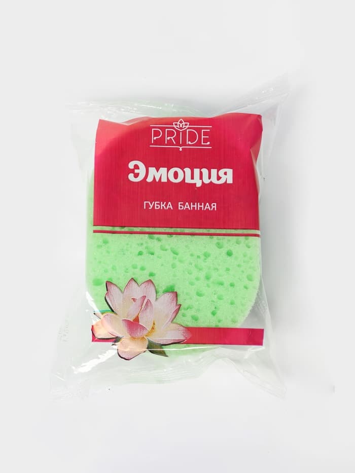 Губка для тела массажная «Эмоция», 13×8.5×5 см см, МИКС
