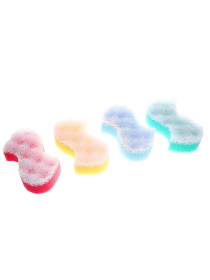 Губка для тела массажная «Наслаждение», 18×9.5×5 см, МИКС