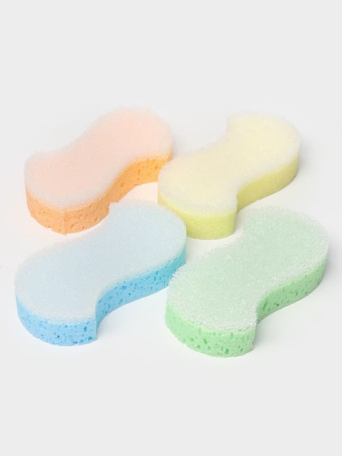 Губка для тела массажная «Наслаждение», 18×9.5×5 см, МИКС