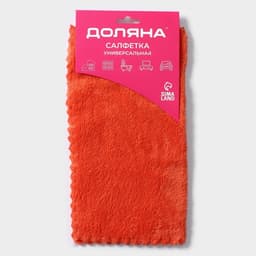 Салфетка для уборки Доляна, микрофибра, влаговпитывающая, 30×30 см, МИКС
