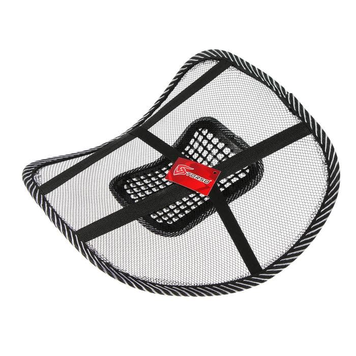 Ортопедическая спинка на сиденье TORSO с массажером на сиденье, 38×39 см