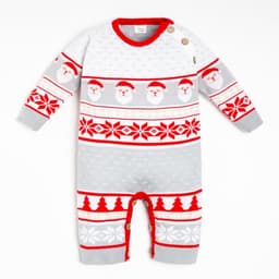Комбинезон детский вязаный «Крошка Я» New Year, рост 62-68 см