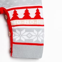 Комбинезон вязаный Крошка Я New Year, рост 86-92 см