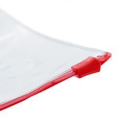 Папка-конверт на ZIP-молнии Calligrata А6 (130×90 мм), 120 мкр, прозрачная, на молнии, МИКС