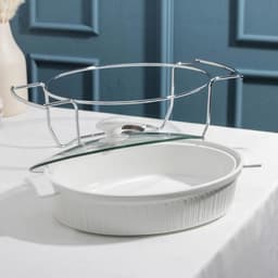 Мармит из жаропрочной керамики овальный Magistro «Бланш», 1.97 л, 38×23×17 см