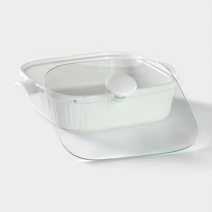 Мармит из жаропрочной керамики квадратный Magistro «Бланш», 2.2 л, 27.5×23.2×12 см