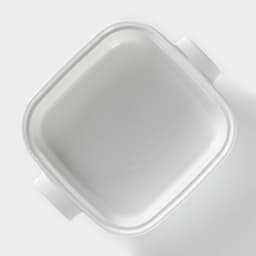 Мармит из жаропрочной керамики квадратный Magistro «Бланш», 2.2 л, 27.5×23.2×12 см