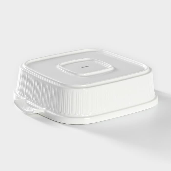 Мармит из жаропрочной керамики квадратный Magistro «Бланш», 2.2 л, 27.5×23.2×12 см