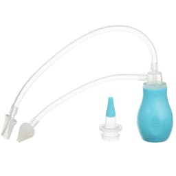 Детский назальный аспиратор с 2-мя сменными насадками, в контейнере, голубой