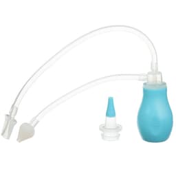 Детский назальный аспиратор с 2-мя сменными насадками, в контейнере, голубой