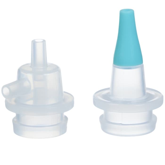Детский назальный аспиратор с 2-мя сменными насадками, в контейнере, голубой