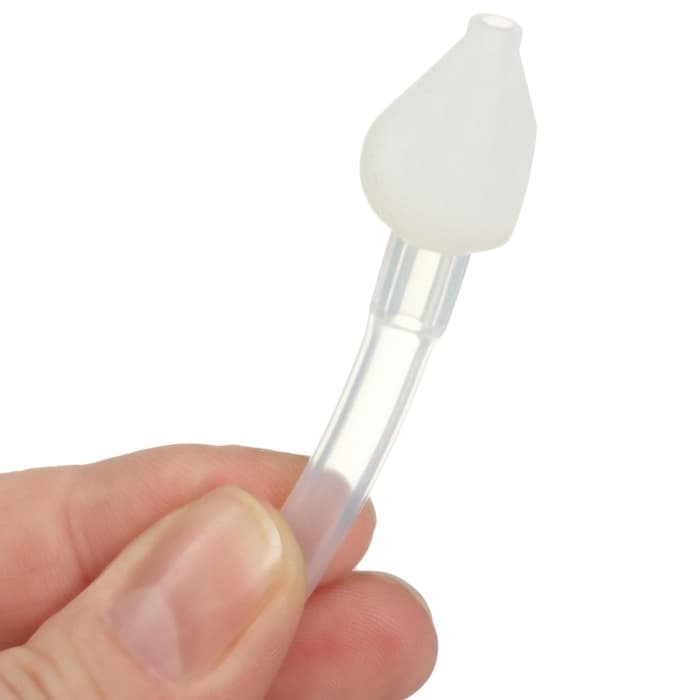 Детский назальный аспиратор с 2-мя сменными насадками, в контейнере, голубой