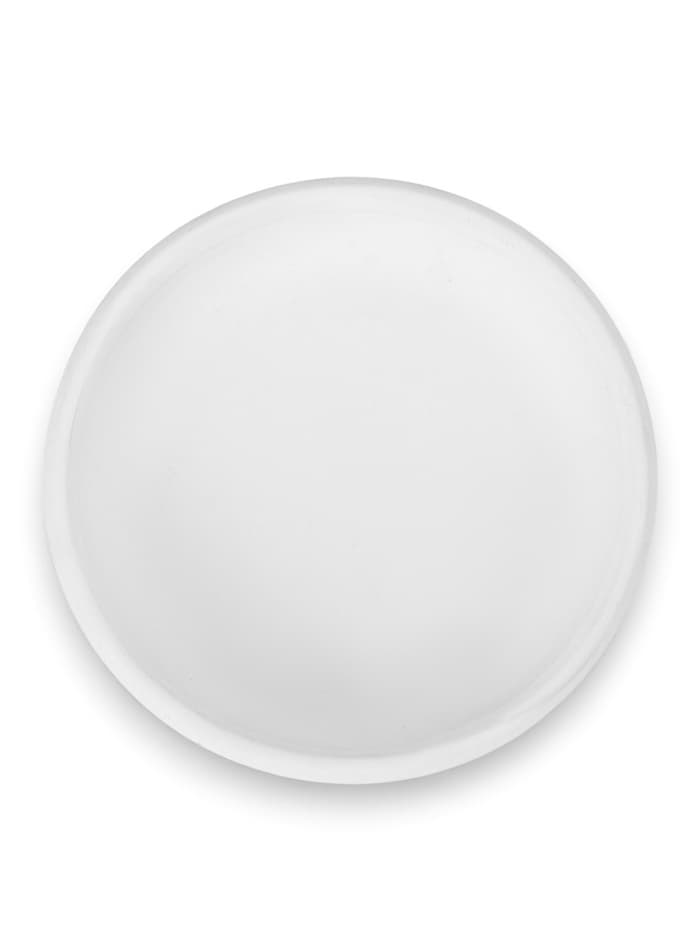 Поддон для цветочного горшка, d=11.5 см, h=2 см, керамика, белый