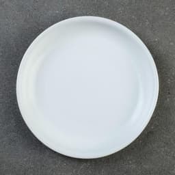 Поддон для цветочного горшка, d=15 см, h=2 см, керамика, белый