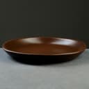 Поддон для горшка, керамический, d=24 см, коричневый