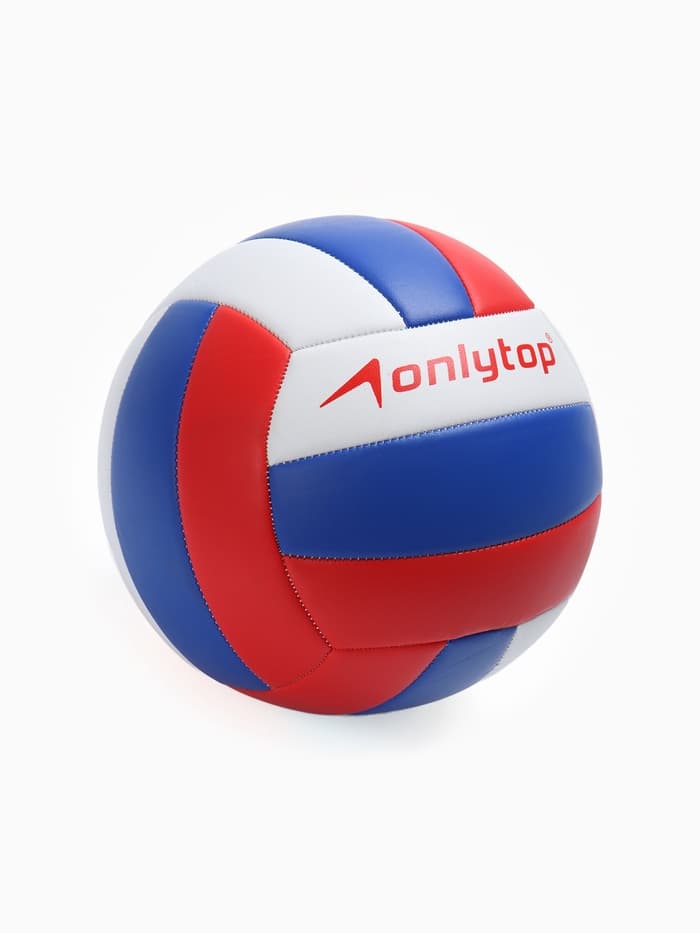 Волейбольный мяч ONLYTOP «Россия», машинная сшивка, 18 панелей, р. 5, PVC