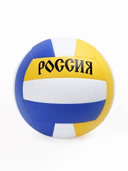 Волейбольный мяч ONLYTOP «Россия», машинная сшивка, 18 панелей, размер 5, PVC