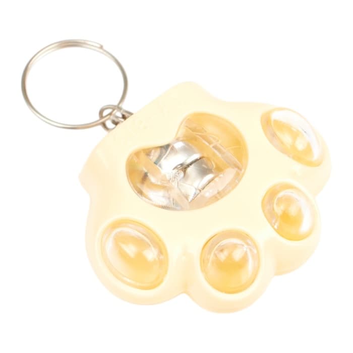 Фонарик брелок для ключей на кольце «Лапка», 1 режим, 3 LR41, 3.5×4 см, МИКС