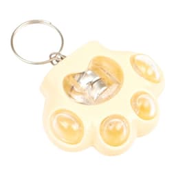 Фонарик брелок для ключей на кольце «Лапка», 1 режим, 3 LR41, 3.5×4 см, МИКС