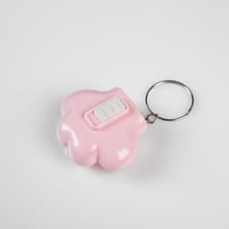 Фонарик брелок для ключей на кольце «Лапка», 1 режим, 3 LR41, 3.5×4 см, МИКС