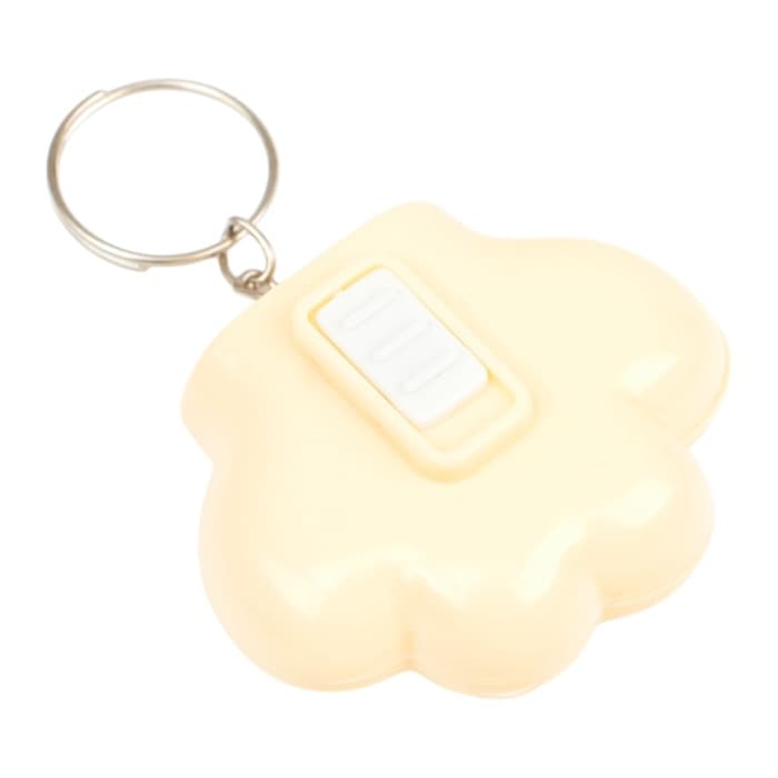 Фонарик брелок для ключей на кольце «Лапка», 1 режим, 3 LR41, 3.5×4 см, МИКС