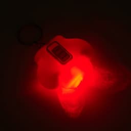 Фонарик брелок для ключей на кольце «Лапка», 1 режим, 3 LR41, 3.5×4 см, МИКС