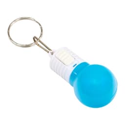 Фонарик брелок для ключей на кольце «Лампочка», 1 режим, 2×AG13, 4.5×2.5 см, МИКС