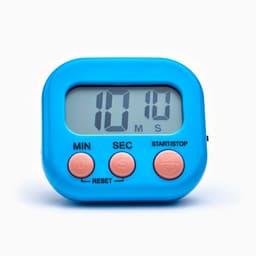 Таймер кухонный «Антарес» на магните, с настольной подставкой, электронный, голубой