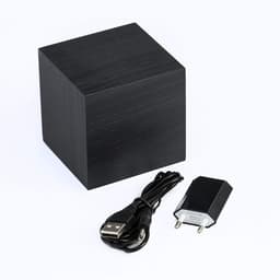 Часы - будильник электронные «Цифра», настольные, с термометром, деревянные, 6.5 см, от батареек ААА, USB