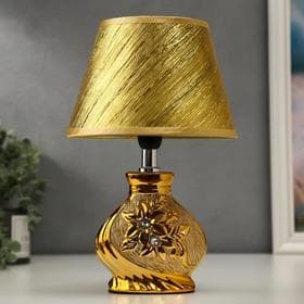 Лампа настольная 16277/1GD Е14 40 Вт золото 17×17×26 см RISALUX