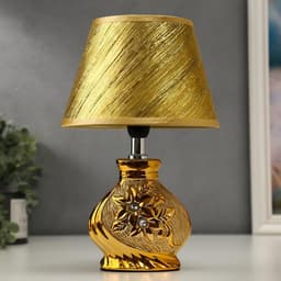 Лампа настольная 16277/1GD Е14 40 Вт золото 17×17×26 см RISALUX