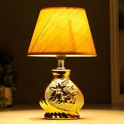 Лампа настольная 16277/1GD Е14 40 Вт золото 17×17×26 см RISALUX