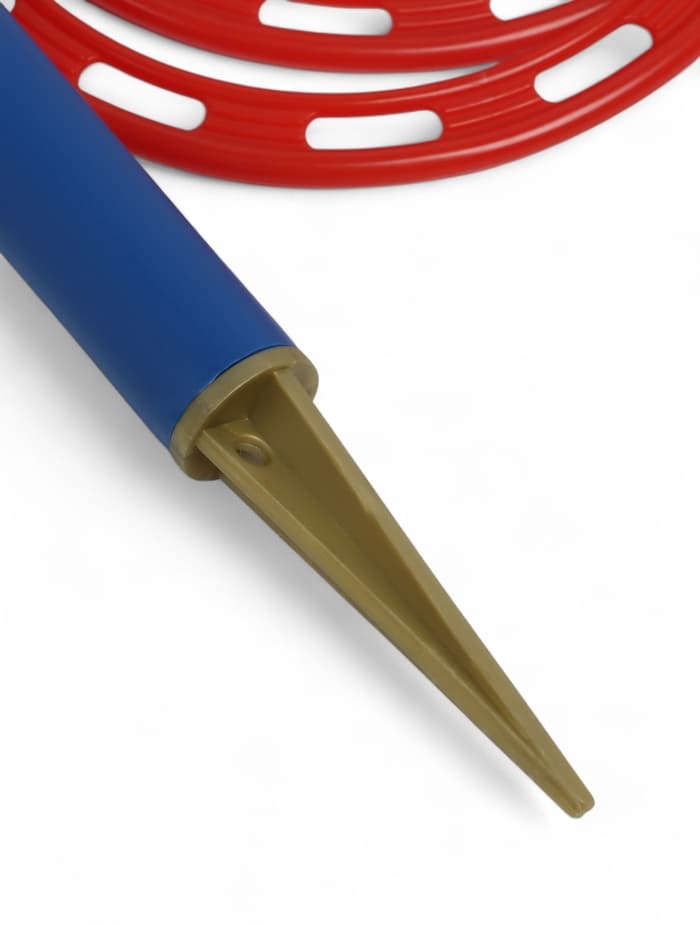 Кольцеброс уличный, 3 стойки, 6 колец, цвет МИКС