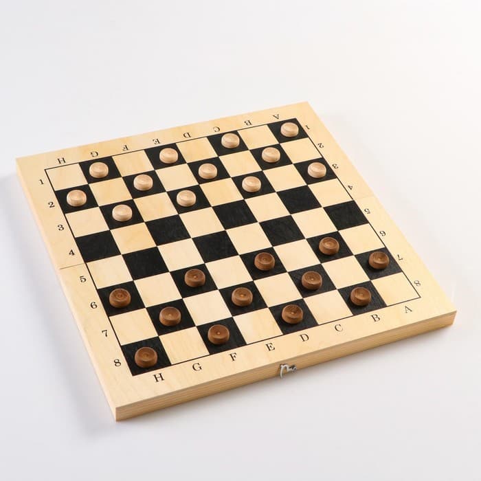 Настольные игры 3 в 1: шахматы, шашки, нарды, деревянные, большие, 40×40 см