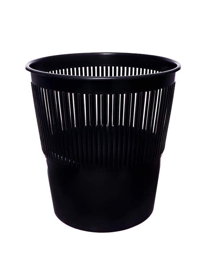 Корзина для бумаг и мусора 10 л, «Доступный офис», сетчатая, чёрная