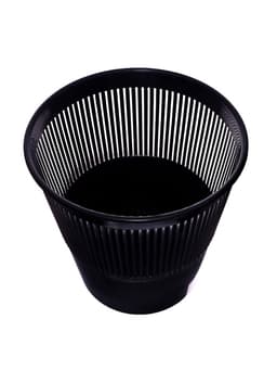 Корзина для бумаг и мусора 10 л, «Доступный офис», сетчатая, чёрная