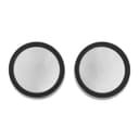 Зеркало заднего вида, дополнительное, сферическое, 50 мм, чёрное, набор 2 шт.