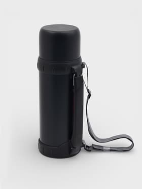 Термос Мастер К «Движение. Урал», 1.2 л, 9.8×29 см, с кружкой, сохраняет тепло 18 ч, нержавеющая сталь, пластик, чёрный