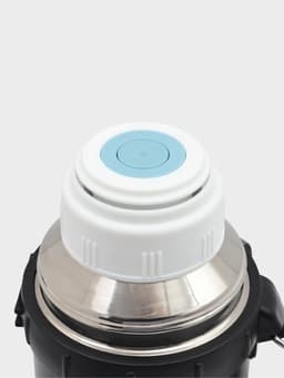 Термос Мастер К «Движение. Урал», 1.2 л, 9.8×29 см, с кружкой, сохраняет тепло 18 ч, нержавеющая сталь, пластик, чёрный