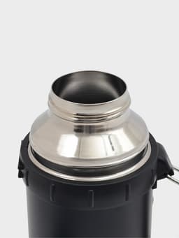 Термос Мастер К «Движение. Урал», 1.2 л, 9.8×29 см, с кружкой, сохраняет тепло 18 ч, нержавеющая сталь, пластик, чёрный