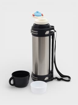 Термос Мастер К «Движение. Ямал», 2.5 л, с двумя кружками, сохраняет тепло 20 ч, нержавеющая сталь