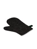 Рукавица для бани и сауны, войлок, серая