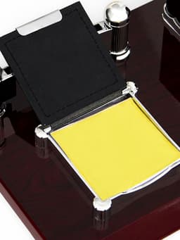 Набор настольный, органайзер 4 в 1 с визитницей, красное дерево