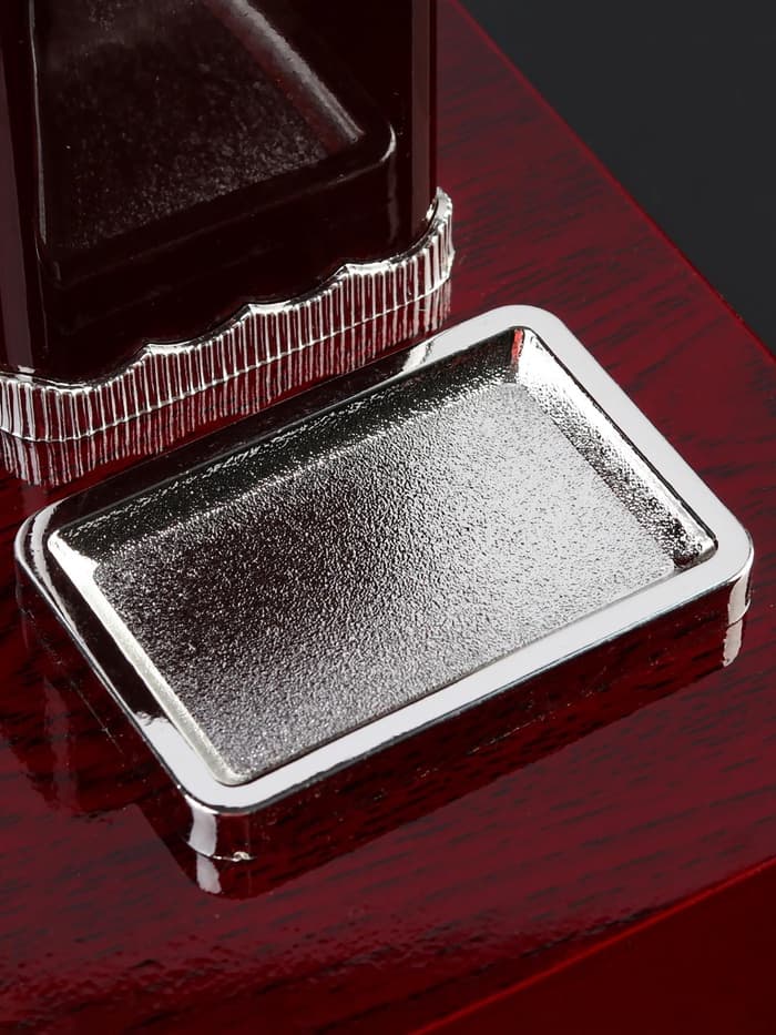 Набор настольный, органайзер 4 в 1 с визитницей, красное дерево