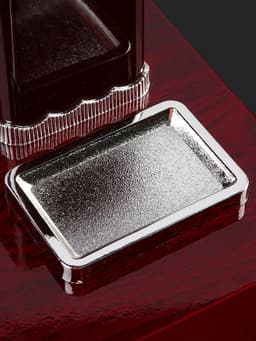 Набор настольный, органайзер 4 в 1 с визитницей, красное дерево