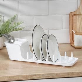 Сушилка для посуды Mini, 39×12.5×11 см, белый